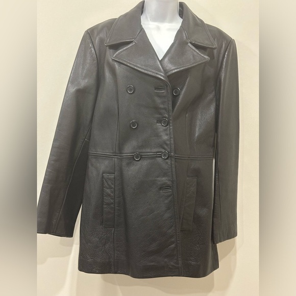 Jones New York Leather Jacket - Picture 1 of 14